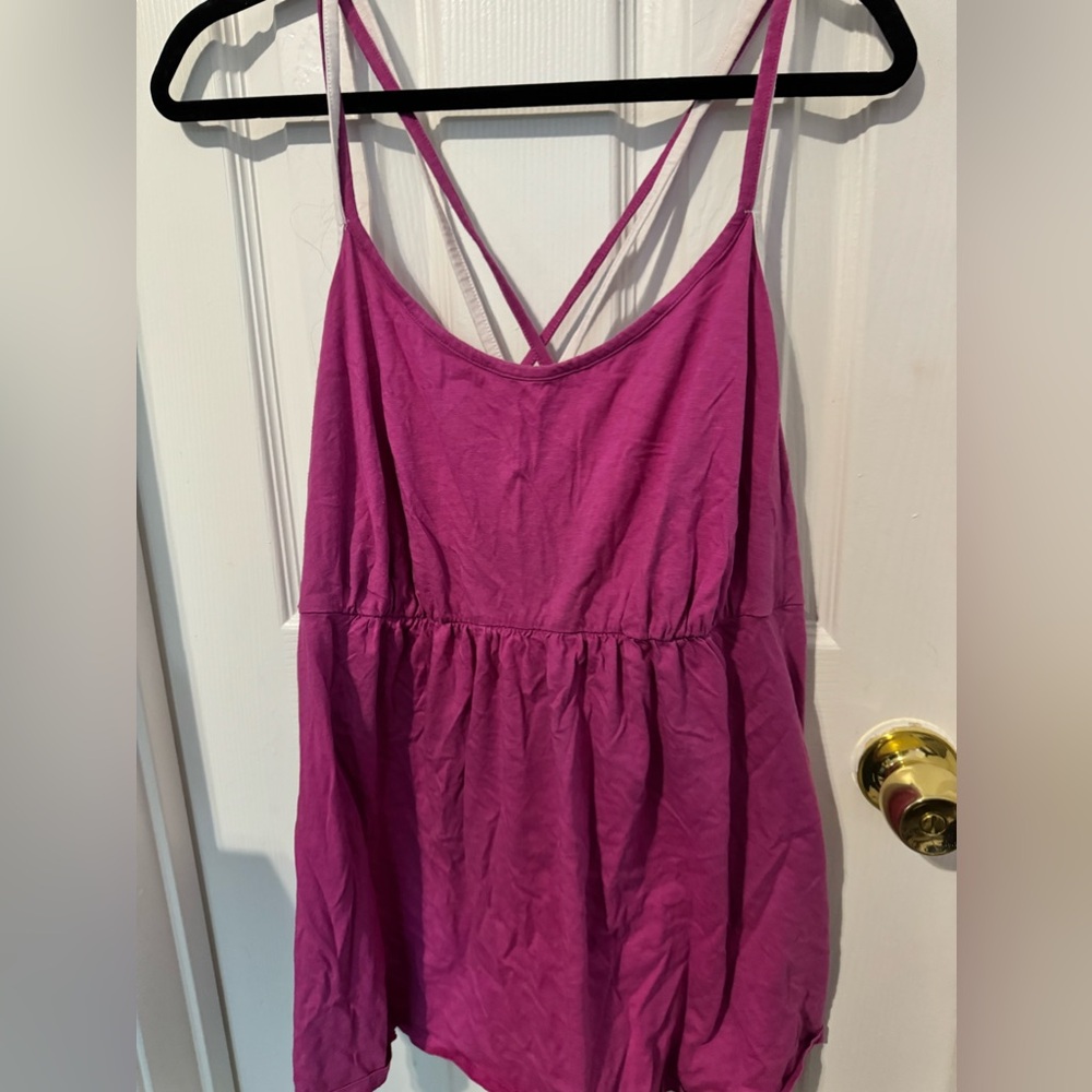 Cacique purple cotton pj top